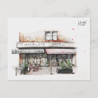 Carte Postale 53: Le café du point de Milson