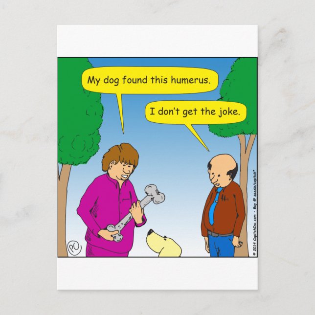 Carte Postale 566 Mon chien a trouvé ce dessin humoristique (Devant)
