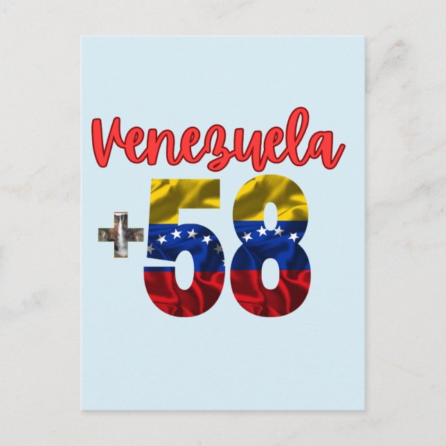 Carte Postale 58 Venezuela Fierté Racines authentiques du Venezu (Devant)