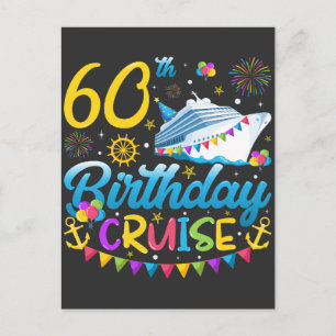 Carte Postale 60e anniversaire Croisière B-Day Party