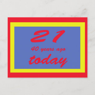 Carte Postale 61 ans