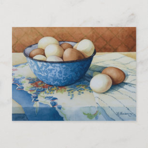 Carte Postale 6293 Oeufs dans le bol d'amelware