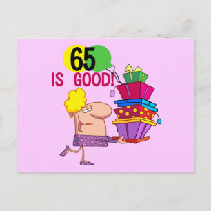 Carte Postale 65 est Bon Anniversaire Tshirts et cadeaux
