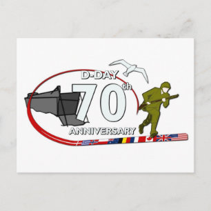 Carte Postale 70ème anniversaire du Débarquement de Normandie