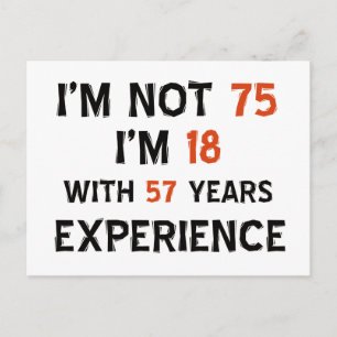 Carte Postale 75e anniversaire de naissance du cool