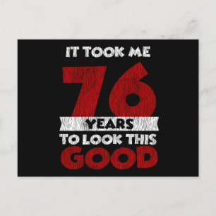 Carte Postale 76 ans Joyeux Anniversaire M'a Fait Paraître Jeune