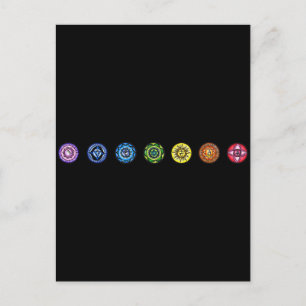 Carte Postale 7 chakras