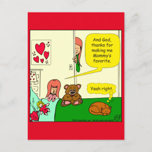 Carte Postale 874 Caricature pour enfants préférée de maman