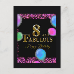 Carte Postale 8e anniversaire 