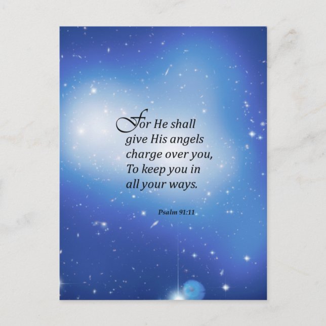 Carte Postale 91:11 de psaume (Devant)