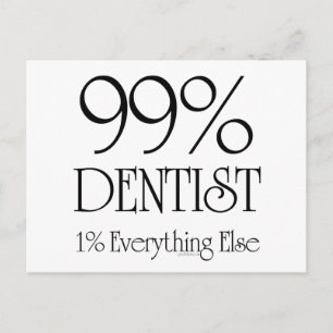 Carte Postale 99% Dentiste