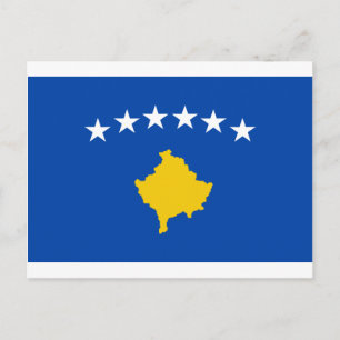 Carte Postale A bas prix ! Drapeau du Kosovo