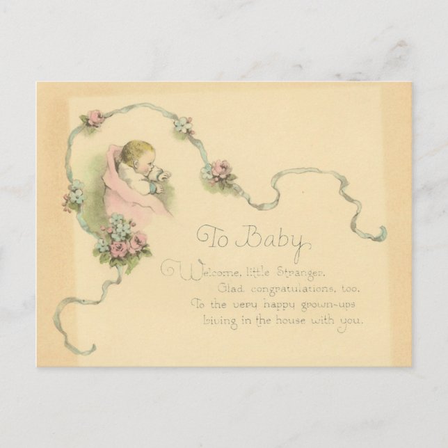 Carte Postale À bébé (Devant)