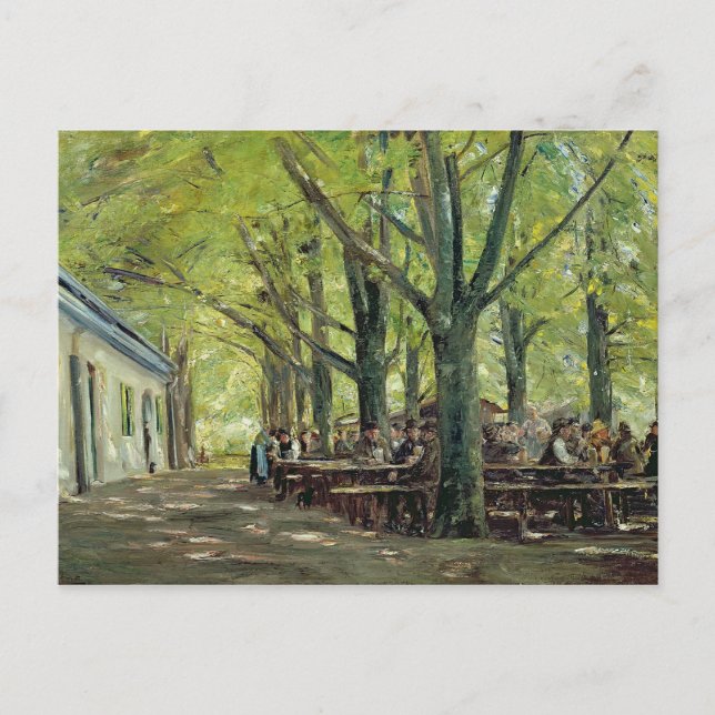 Carte Postale A Country Brasserie, Brannenburg, Bavière, 1894 (Devant)