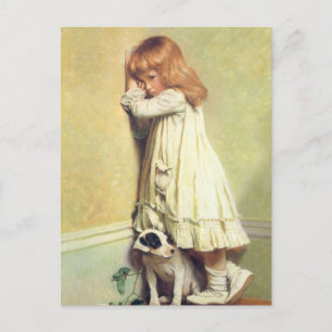 Carte Postale À Disgrace par Charles Burton Barber, Vintage Art