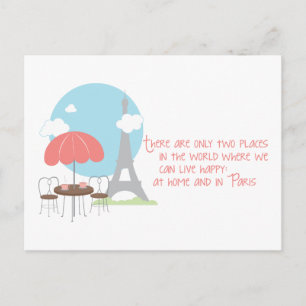 Carte Postale A domicile ou à Paris