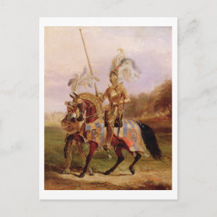 Carte Postale À Eglinton, Seigneur du Tournoi, 1840 (huile sur