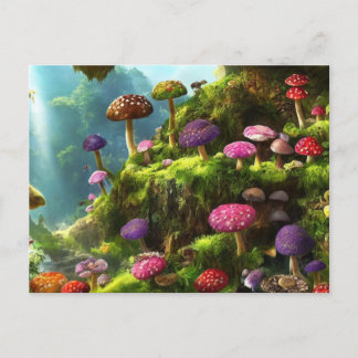 Carte Postale A fantasy forest