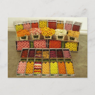 Carte postale à fleurs 86