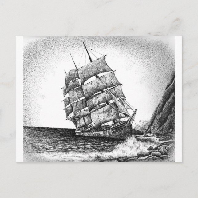 Carte Postale À la dérive (Devant)