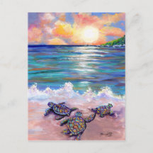 À la plage avec Baby Sea Turtles