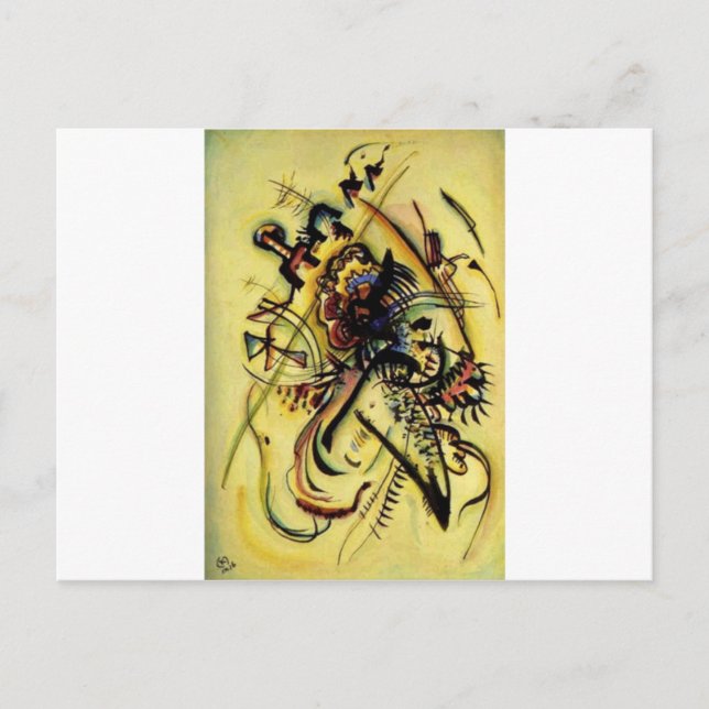Carte Postale À la voix inconnue de Kandinsky (Devant)
