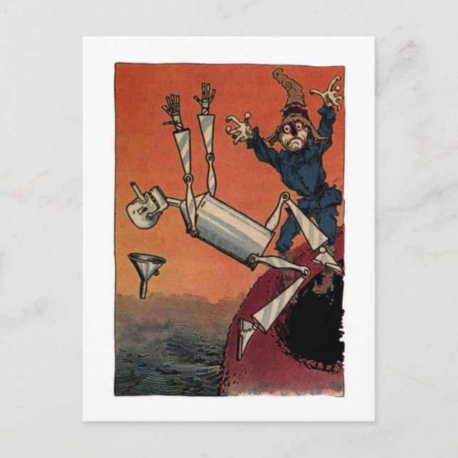 Carte Postale À l'aide ! Tinman Falling (Devant)