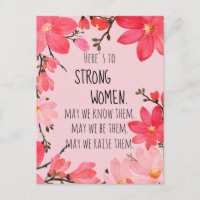 À l'honneur des femmes fortes Fleurs rouges et ros