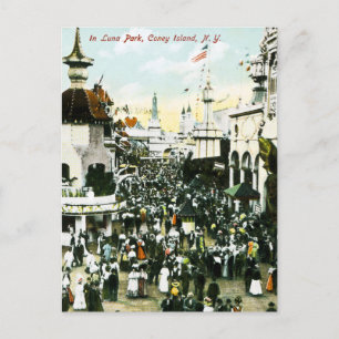 Carte Postale À Luna Park, Coney Island, New York