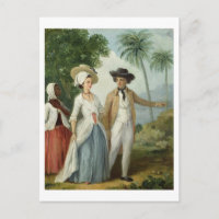 A Planter and his Wife, Attaché par un serviteur,