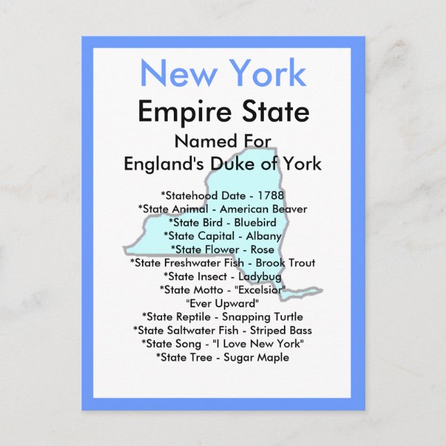 Carte Postale À propos de New York (Devant)