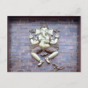 Carte Postale A sculpture of Hindu God Ganesha