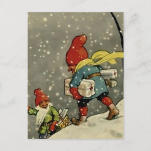 Carte Postale « À travers la tempête de neige » par Jenny Nystro
