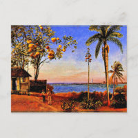 A View in the Bahamas, Albert Bierstadt peinture P