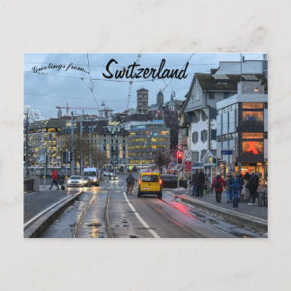 Carte Postale A View of Zurich Switzerland