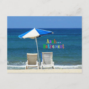 Carte Postale Aaah...Retraite