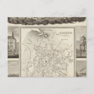 Carte Postale Aachen, Allemagne