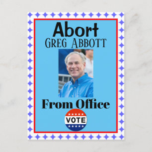 Carte Postale Abandonner Greg Abbott