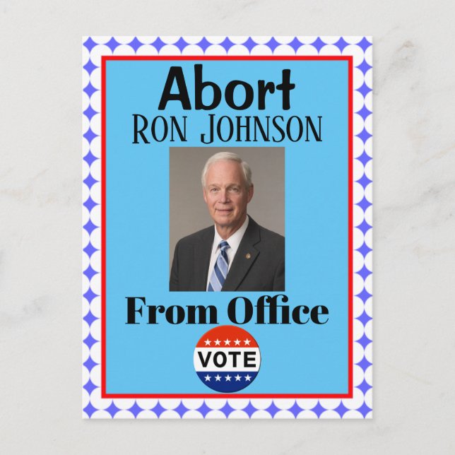 Carte Postale Abandonner Ron Johnson (Devant)