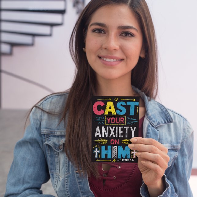 Carte Postale Abandonnez vos inquiétudes (Créateur téléchargé)