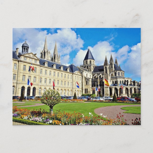 Carte Postale Abbaye Aux Hommes, Caen, Calvados, Normandie, Fran (Devant)