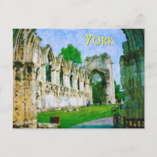 Carte Postale Abbaye de York