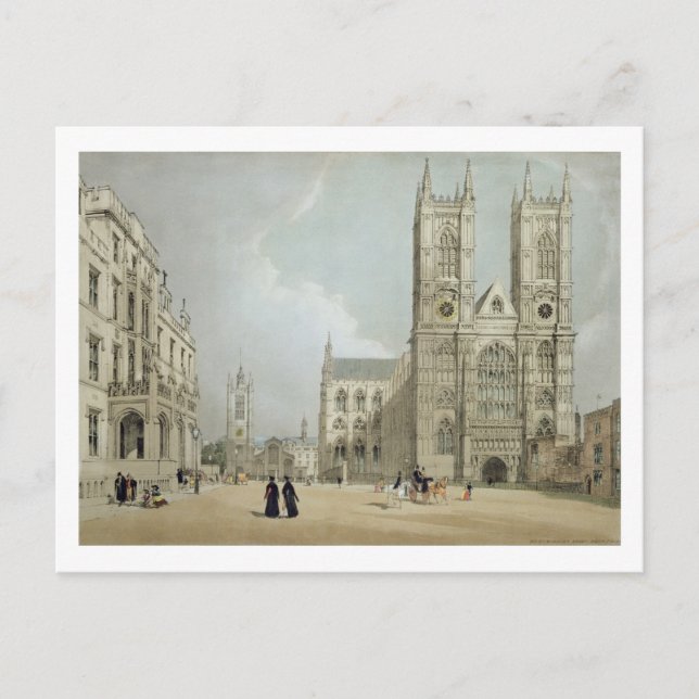 Carte Postale Abbaye et hôpital de Westminster, de Londres As It (Devant)