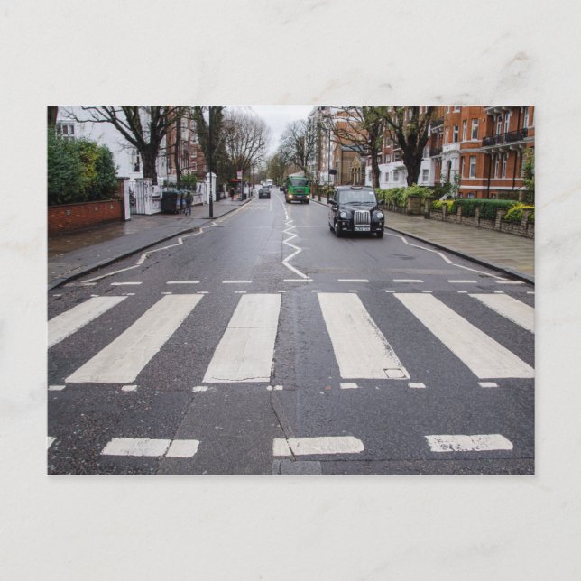 Carte Postale Abbey Road Crossing - Londres Angleterre (Devant)