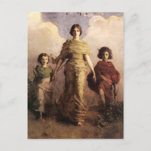 Carte Postale Abbott Handerson Thayer La Vierge