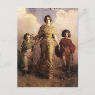 Carte Postale Abbott Handerson Thayer La Vierge