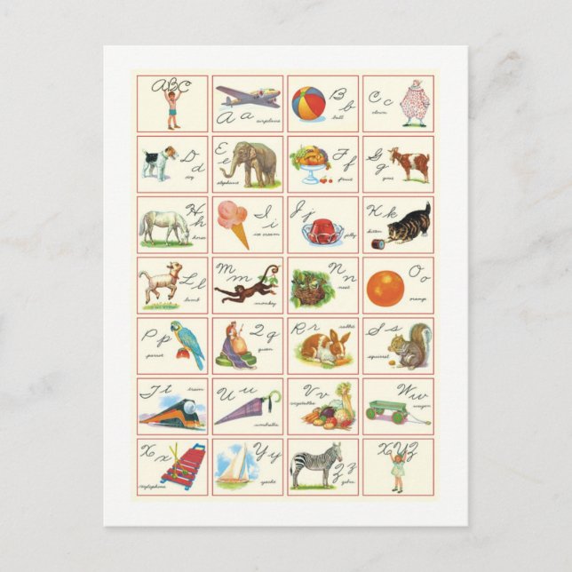 CARTE POSTALE ABC (Devant)