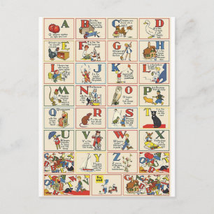 CARTE POSTALE ABC