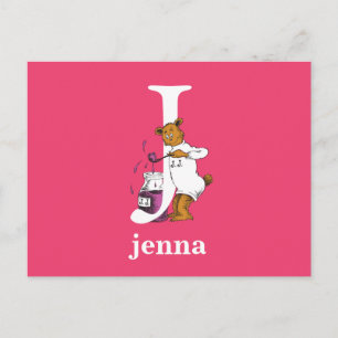 Carte Postale ABC du Dr Seuss : Lettre J - Blanc   Ajouter Votre