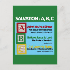 Carte Postale ABC du salut